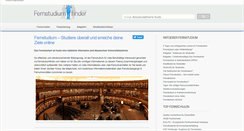 Desktop Screenshot of fernstudiumfinder.com
